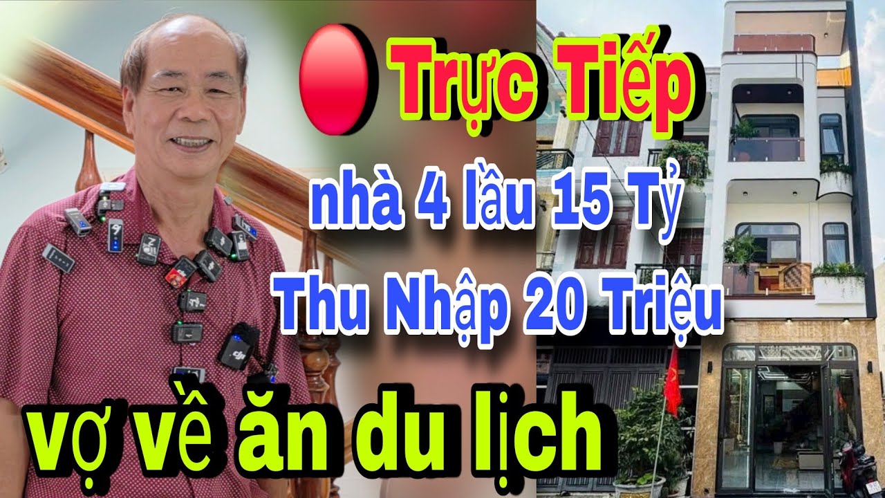 🔴 Ghi Hình Thực Tế Nhà 4 Lầu 15 Tỷ Vợ Nghèo Về Chỉ Ăn Đi Du Lịch 