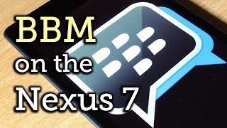 Install & Use BlackBerry Messenger (BBM) on a Nexus 7 or Other Android Tablet [How-To] screenshot 5