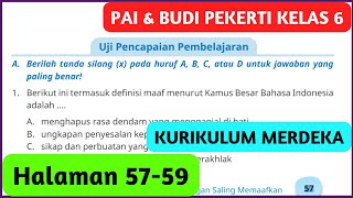 Kunci Jawaban PAI Kelas 6 Halaman 57 58 59 Kurikulum Merdeka Uji Pencapaian Pembelajaran Bab 3