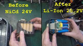 Makita 24V NiCd Drill/Breaker converted to 25.2V Li-Ion.