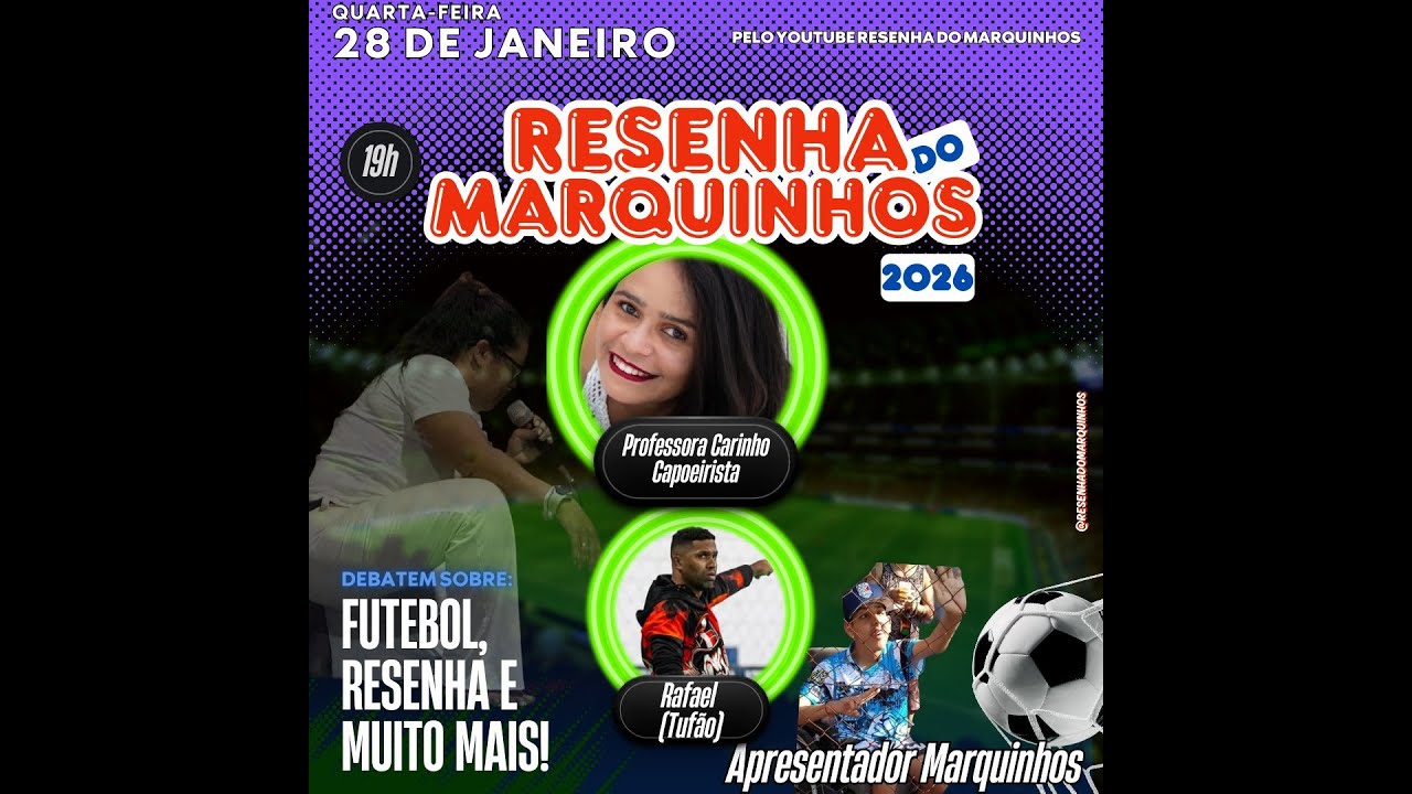 Professora Carinho - capoeirista, na Resenha do Marquinhos