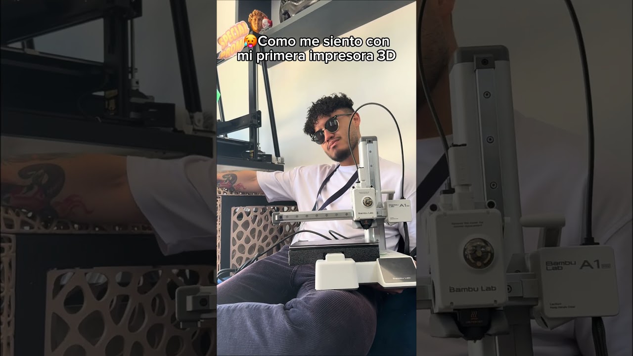Cómo me siento con mi primera impresora 3D 😎#Euphoria #Humor #Shorts #jacobelordi