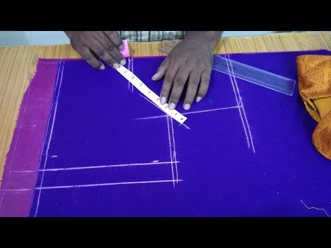 "CROSS - CUT" BLOUSE CUTTING IN TELUGU || LEARN TAILORING IN TELUGU
