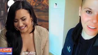 Demi Lovato talking about Super Bowl and GRAMMYs | Good Morning Football