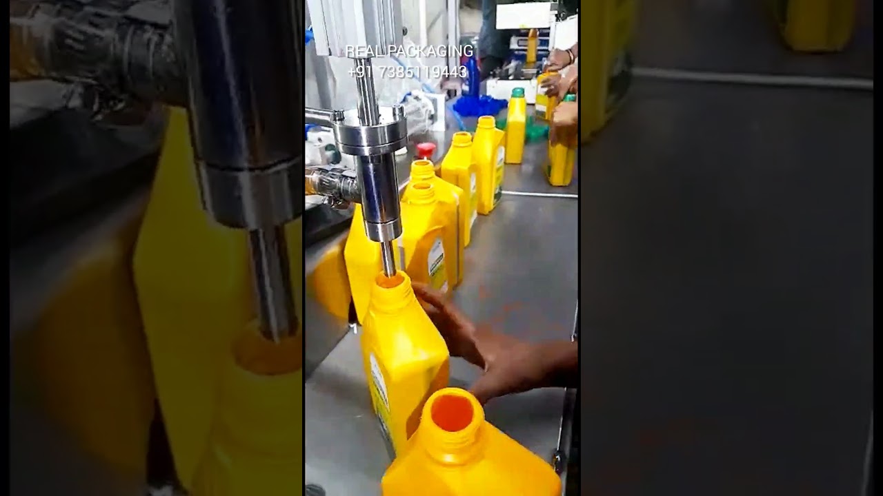 Lubricant oil filling machine | 1liter Oil filling machine | Liquid filling machine +91 7385119443