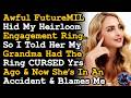 FutureMIL Hid My Heirloom Engage Ring So I Told Her It's Cursed, Now She Blames Me For Accident AITA