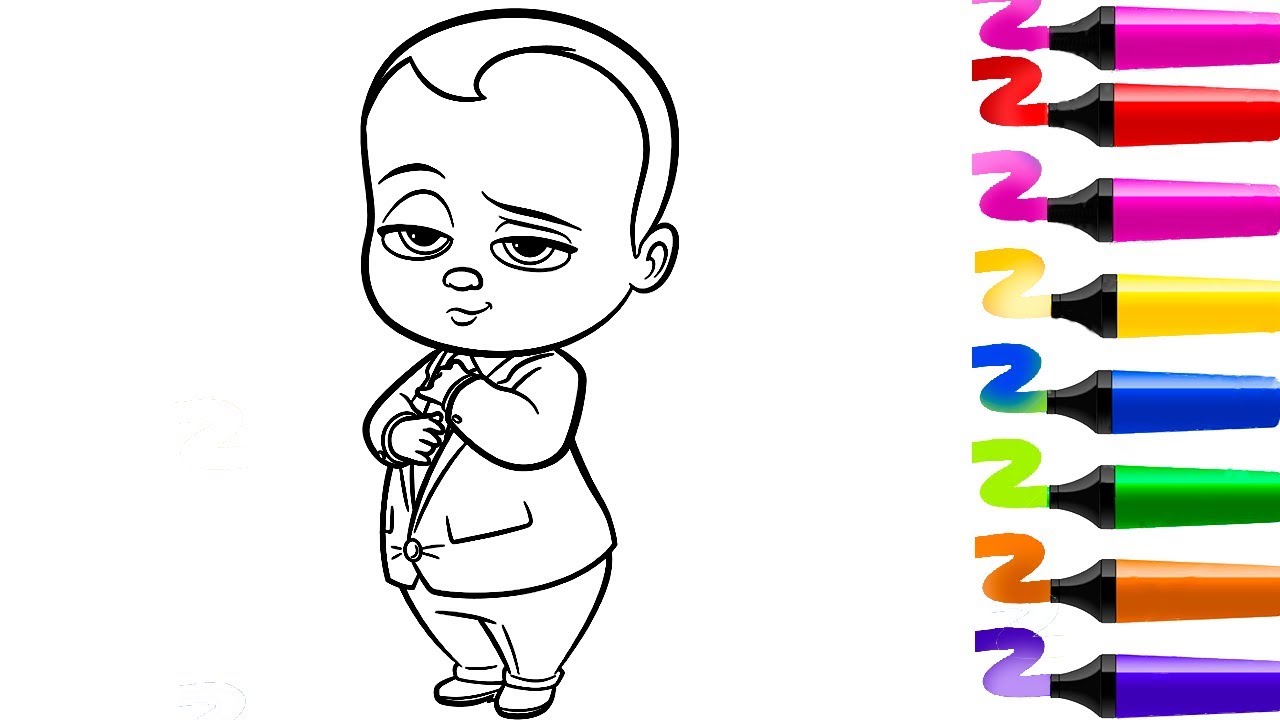 Coloriage A Imprimer Coloriage Baby Boss Dessin Facile à