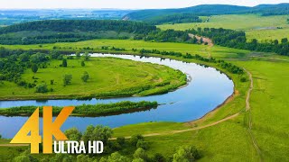 Amazing URAL Nature in 4K, Russia - Nature Relax with Calming Music & Nature Sounds - 3 HRS