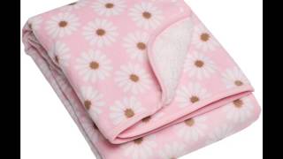 Carter's Velour Sherpa Blanket ; Baby Girl Blanket, Carter Baby Blankets