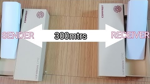 P2P/BRIDGE MODE CONFIGURATION USING COMFAST E314N