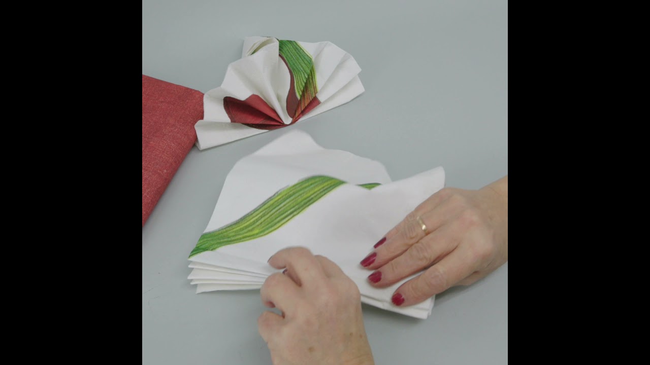 Hoe vouw je een servet?