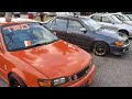 Some of Jamaica's cleanest Old School Toyota Corollas