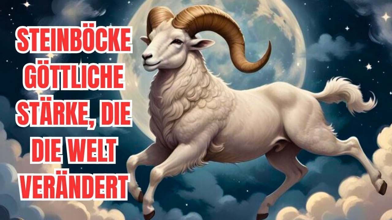 20 Gründe, Warum Steinböcke Von Gott Einzigartig Gesegnet Sind