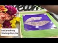 Stencil Screen Printing 2 Color Design Step by Step |  screen printing business