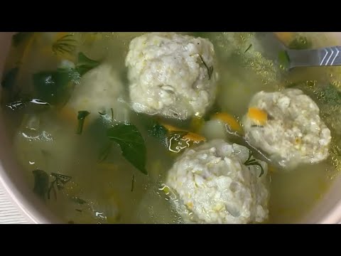 Суп с фрикадельками
