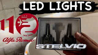 Sports Performance Alfa Romeo Stelvio LED headlight bulbs swap