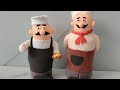 bottle clay diy | bottle chef making at home | bottle clay art 