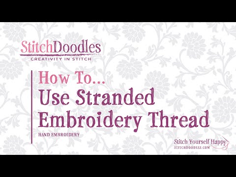 Stitchdoodles Hand Embroidery How To How To Dissolve Sticky Fabri-Solvy  