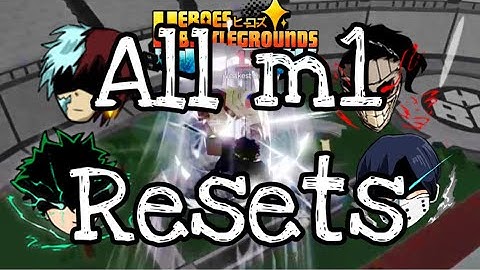How to do every M1 RESET Tech in Heroes Battlegrounds! 