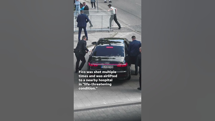 Slovakian Prime Minister Robert Fico shot, critically wounded in assassination attempt #Shorts