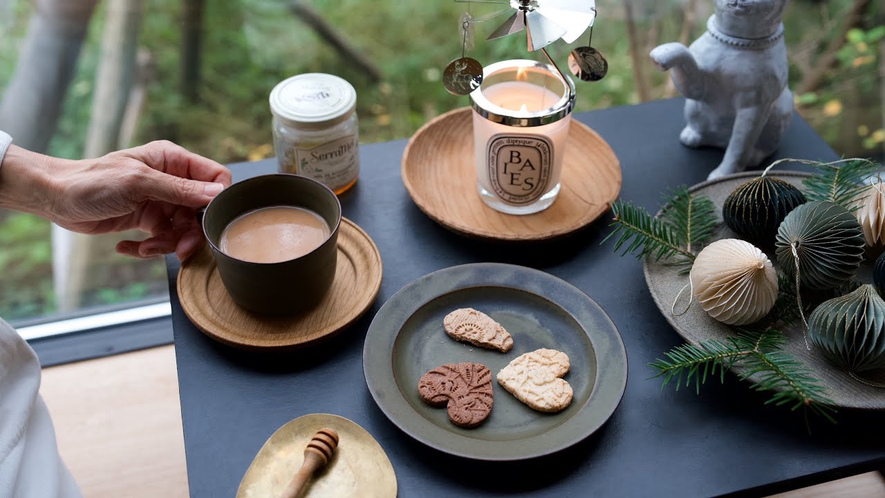 鎌倉暮らしのVlog｜朝散歩は紅葉の八幡宮｜クリスマスの準備｜夫婦二人の夕食と寛ぎの時間｜