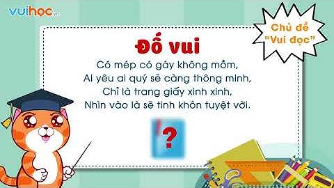 Tiếng Việt 1 - đố vui phần 2 | Vuihocvn