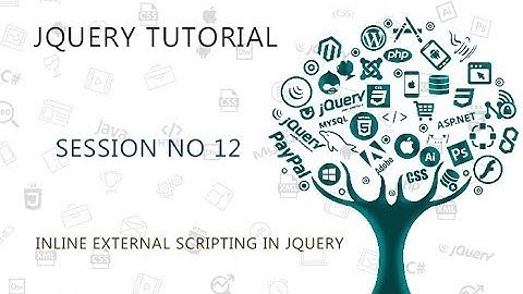 JQUERY TUTORIAL FOR BEGINNERS   12   INLINE EXTERNAL SCRIPTING IN JQUERY
