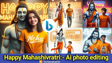 How To Create Instagram Viral 3D Ai Mahashivratri Name Images | shivratri t shirt photo video edit