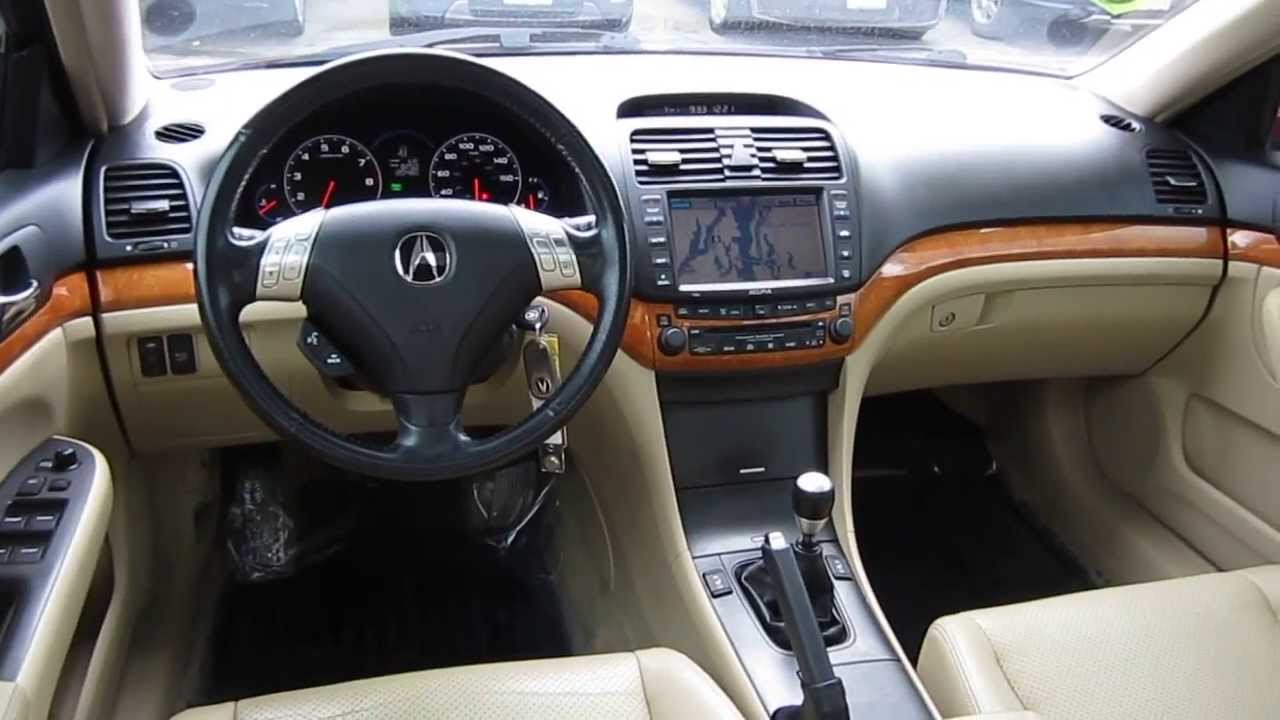 2004 Acura Tsx Red Stock L013418 Interior Youtube