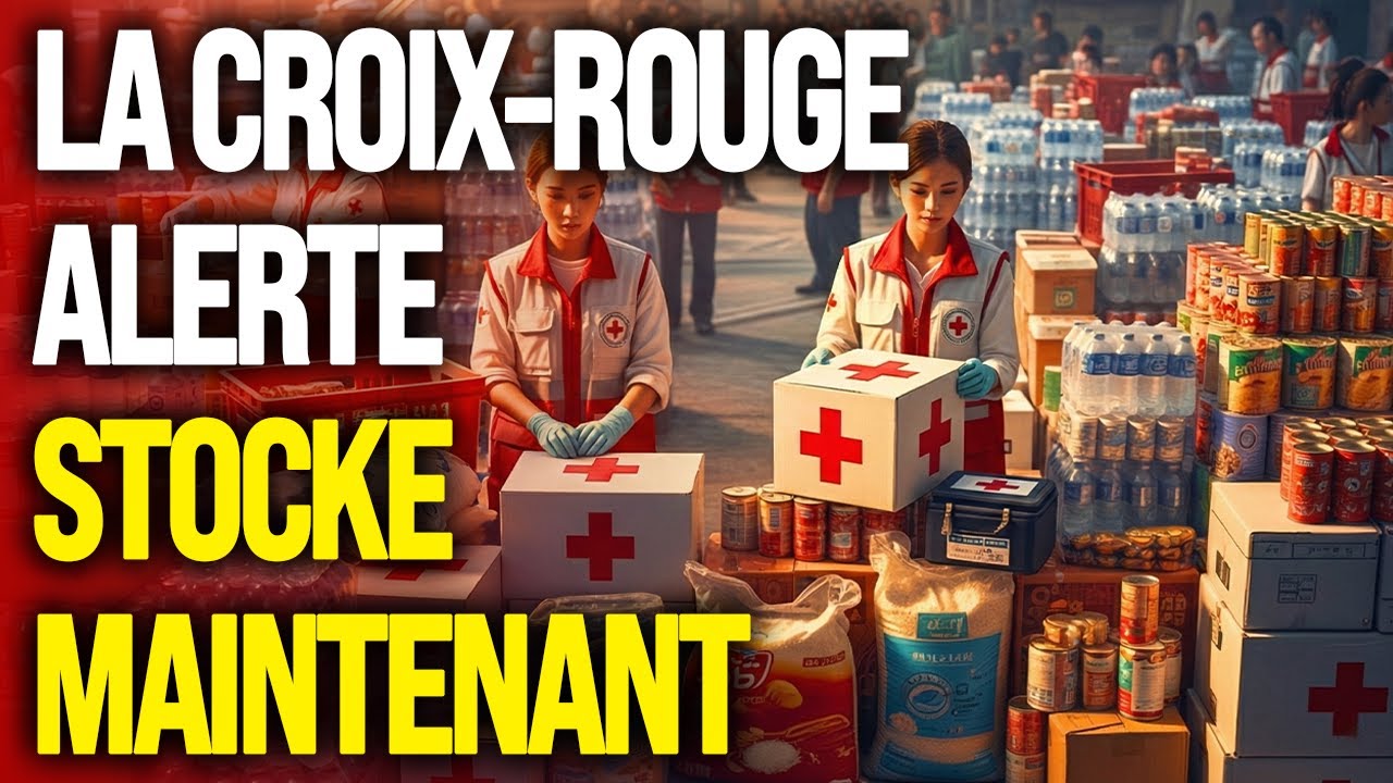15 CHOSES que la CROIX-ROUGE Recommande de Stocker MAINTENANT