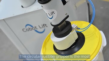 Bucket handling with Cobot Lift