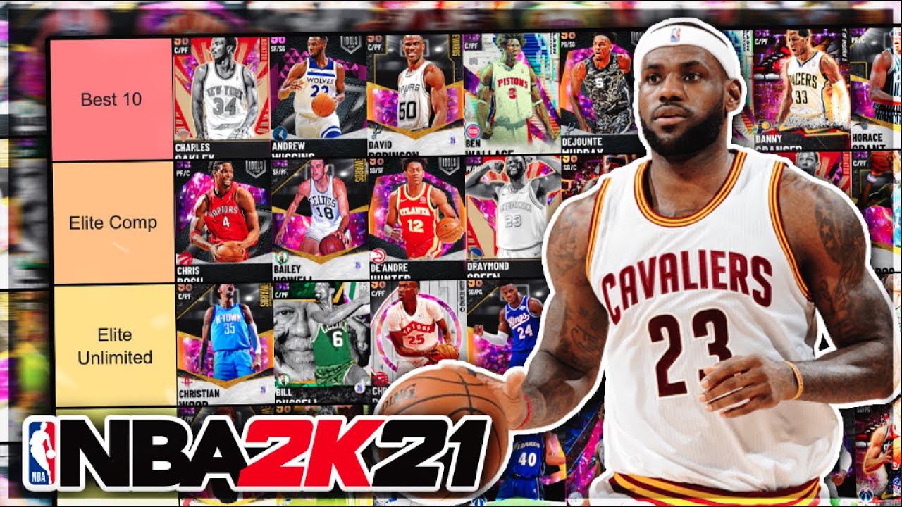 RANKING THE BEST CARDS IN NBA 2K21 MyTEAM!! (Tier List June) YouTube