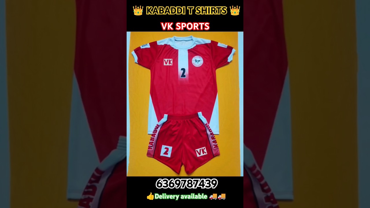 👑 Kabaddi Jersey | vk sports | Pudukkottai | tamil👑