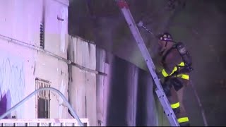 Firefighters believe someone started ‘frustrating’ fire inside vacant building