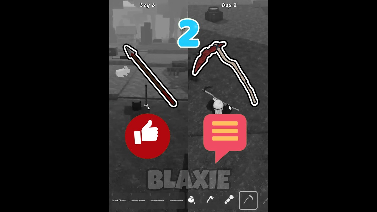 IS SPEAR BETTER ?! ⚔️ 99 nights in the forest 