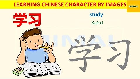 [62] #xuéxí  #学习 #study how to write Chinese character by images #HSK1  #mimaichinese