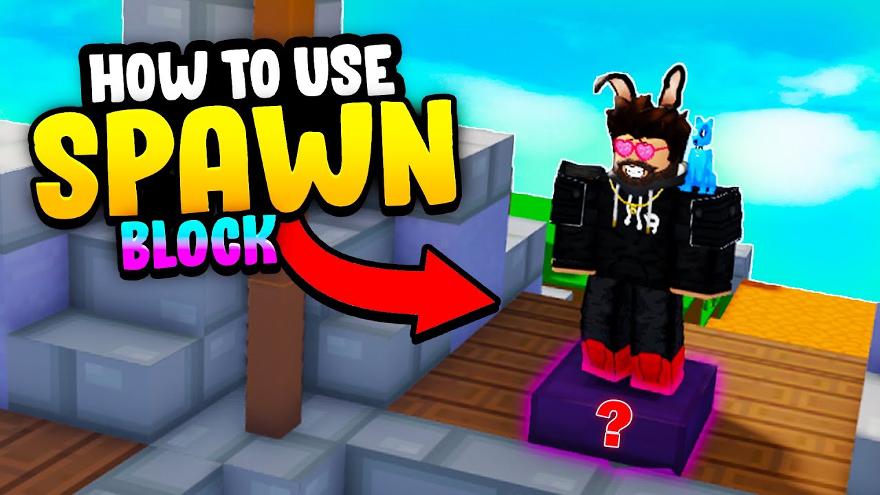 How To Use Spawn Block In Roblox Islands Skyblock Youtube - how get your roblox game to spawn
