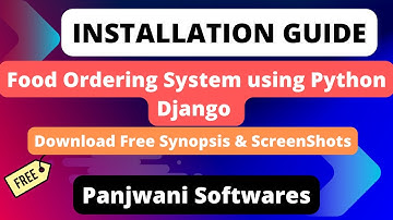 Installation Guide | Food Ordering System Project using Python Django