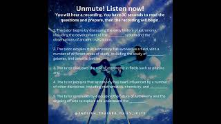 IELTS listening mini-quiz - academic lecture (history of astronomy) screenshot 3