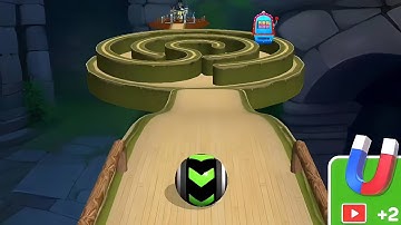 Sky Rolling Ball 3D Gameplay Speedrun Max All Levels 36