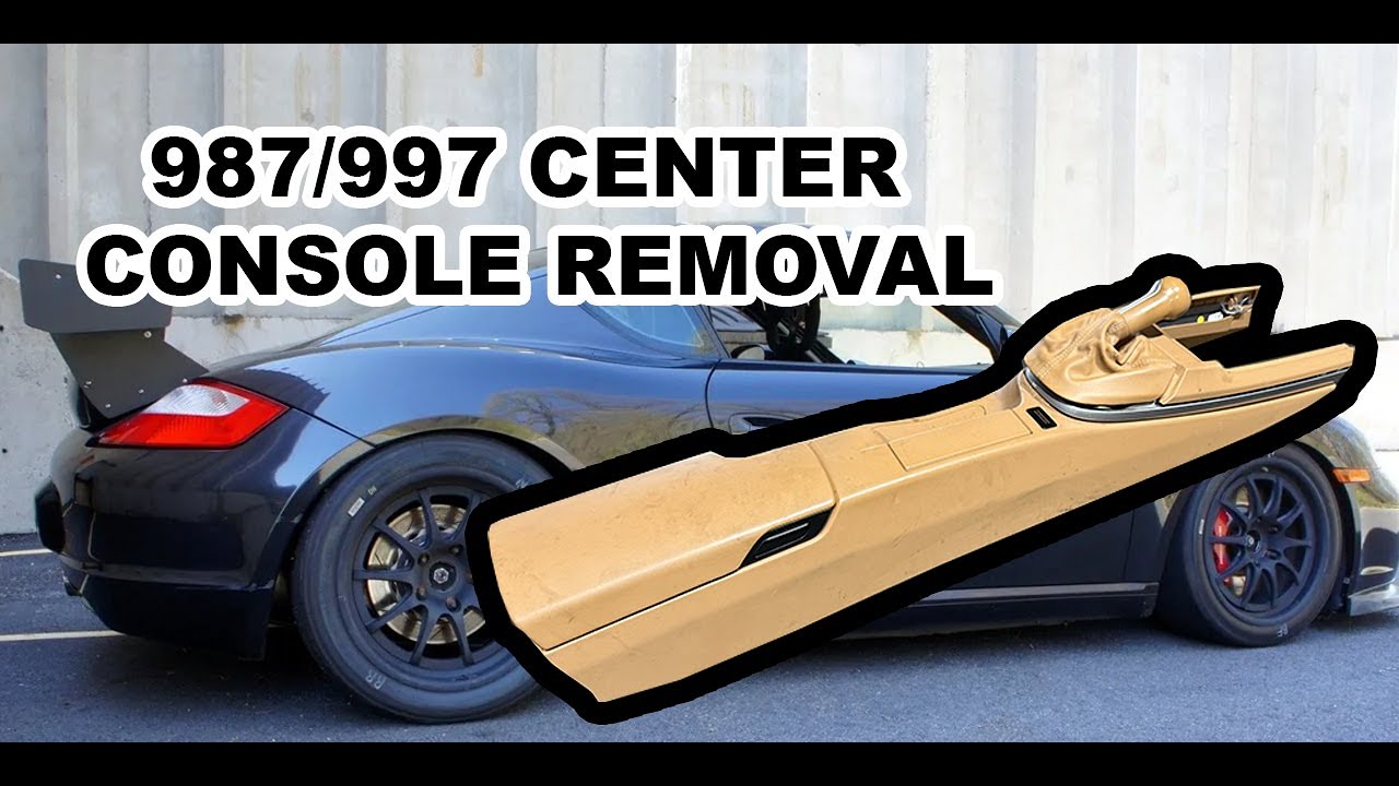 HOW TO REMOVE THE CENTER CONSOLE in a Porsche 987/997 (05-12)