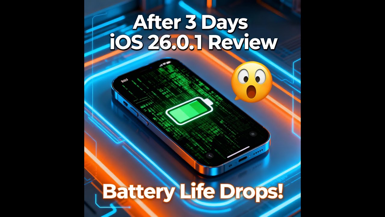 iOS 26.0.1 Review After 3 Days Use iPhone 13 Battery Life Drop, Green ...