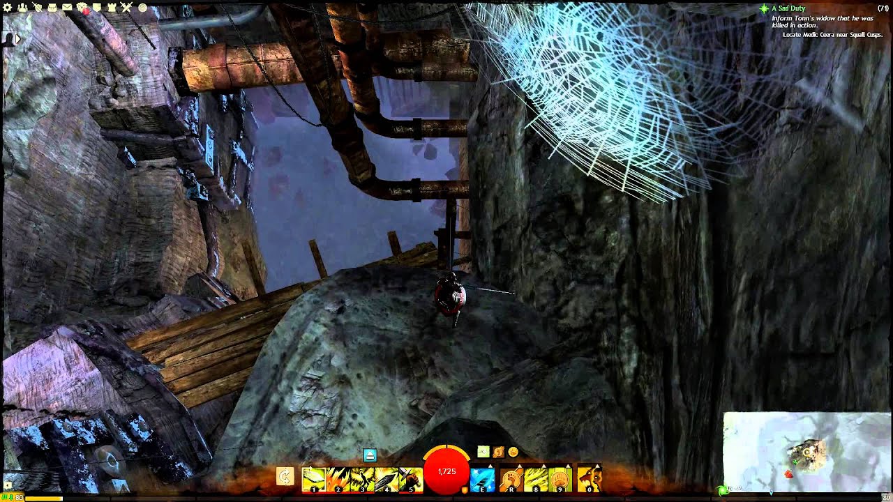 Guild Wars 2 jumping puzzle : King Jalis's Refuge (Snowden Drifts)