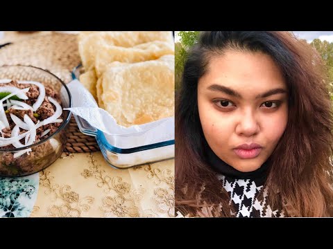 হাড়ি কাবাব|পরোটা|Made husband’s favourite brunch|Thanksgiving special|Strolling at Lafarge Lake|