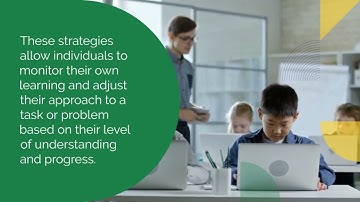 Metacognitive strategies and cognitive processes