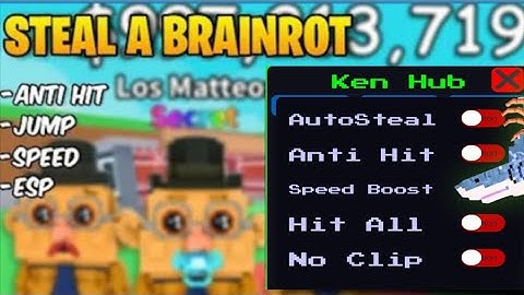 [ Fast Steal ] Steal a Brainrot Script  (2025) – Instant Steal + God Mode + Roof Tp And More!!