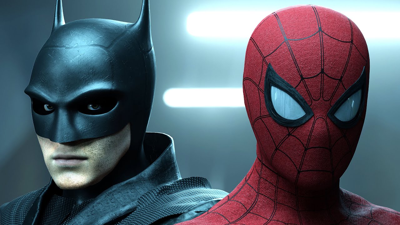 Batman spiderman sale