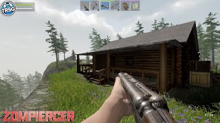 Post - Apocalyptic Train Survival Game, House on a Hill and Found a Shotgun - Zompiercer! #8