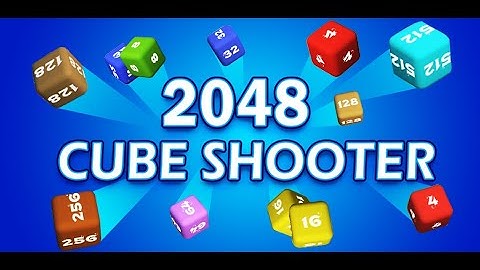2048 Cube Shooter | 3D Cube Merge Game | Promo Video