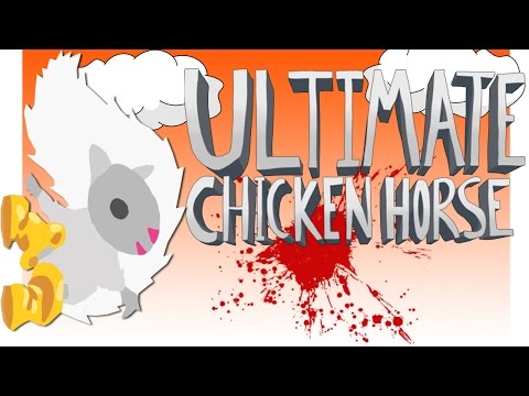 Видео: БЕЛКА В САПОГАХ! - ( Ultimate Chicken Horse ) ● Смешные моменты ● Монтаж #2